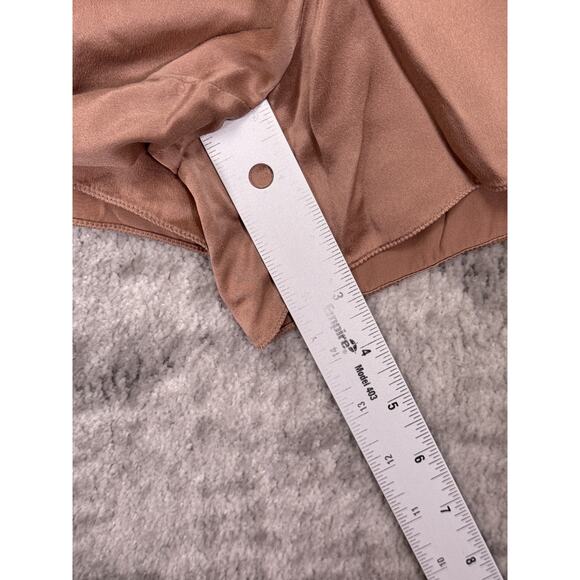 LUNYA Pajama Shorts Medium Womens Washable Silk Dusty Pink - Picture 5 of 6